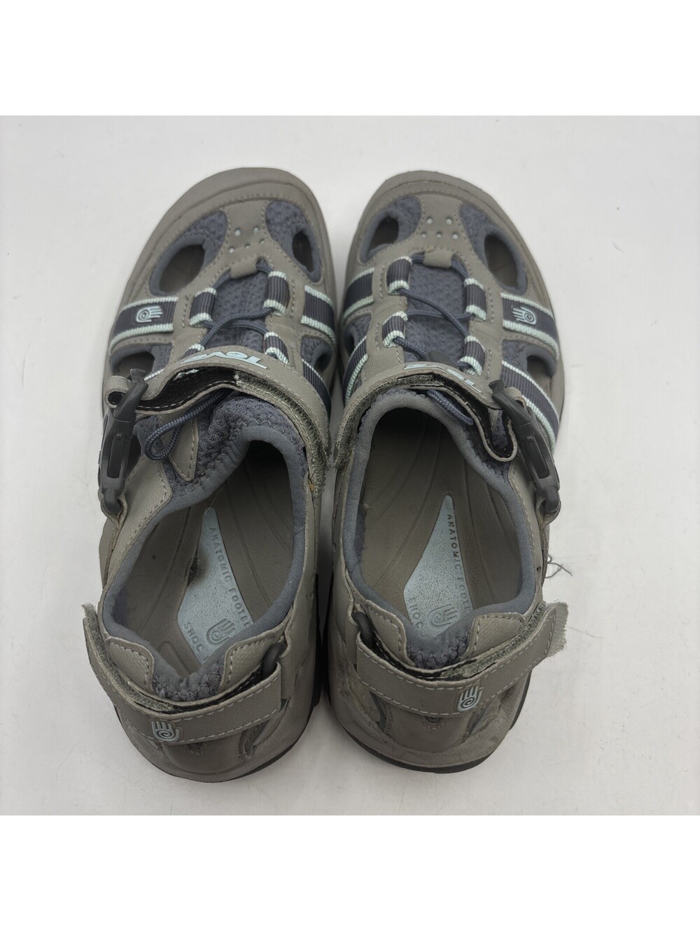 Teva Omnium 2 Women 8 Leather Sandals Brown Turkish Coffee Hiking Water - Picture 8 of 10